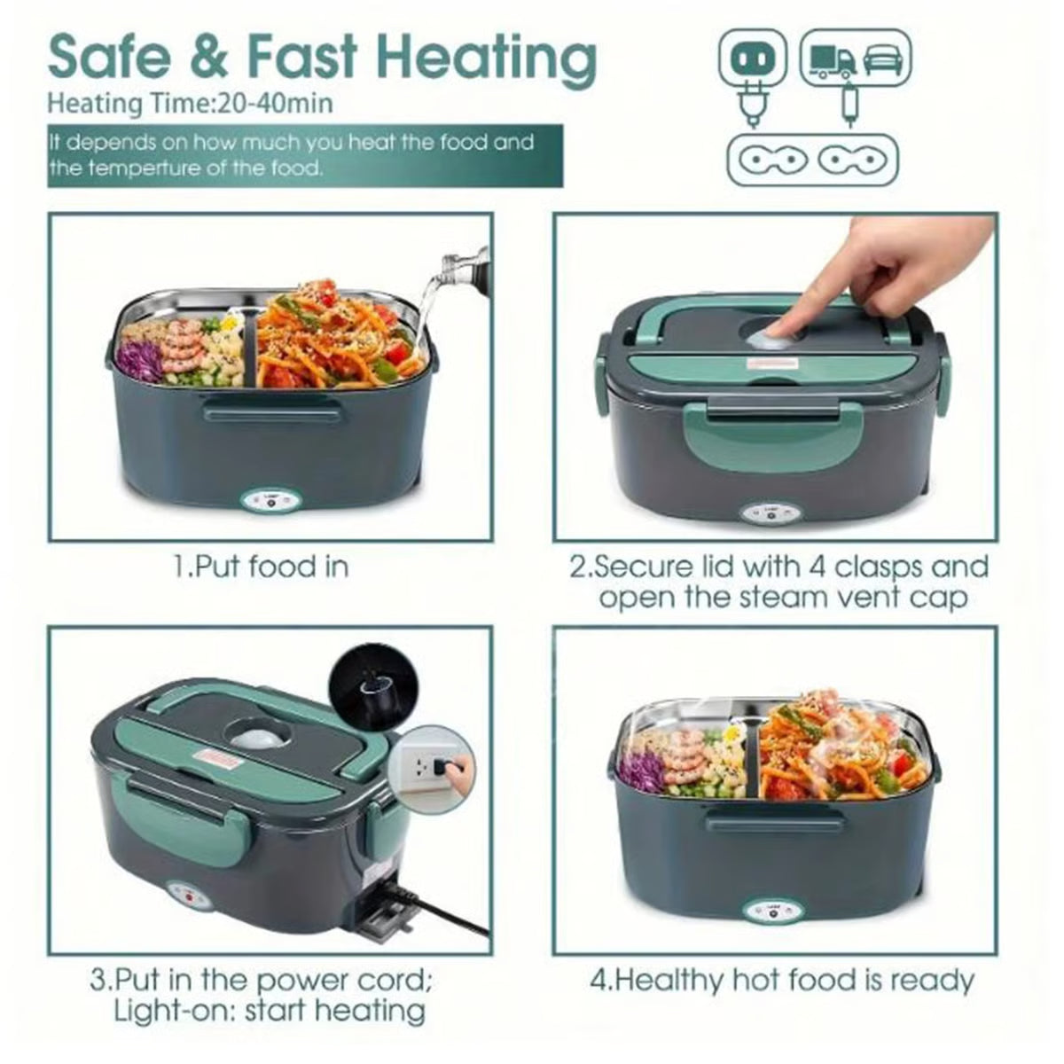 HotBox Gen 2.0 – The Portable Electric Heated Lunchbox
