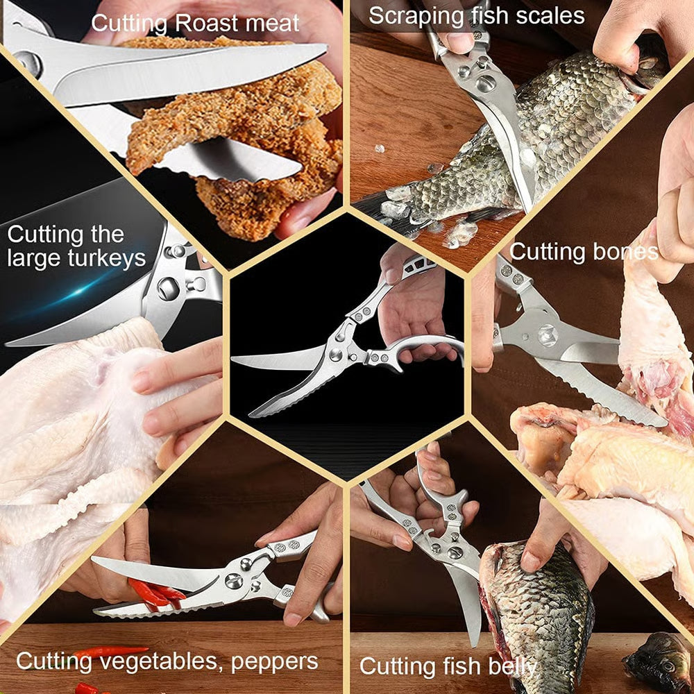 MultiSnip™ - Professional Kitchen Scissors