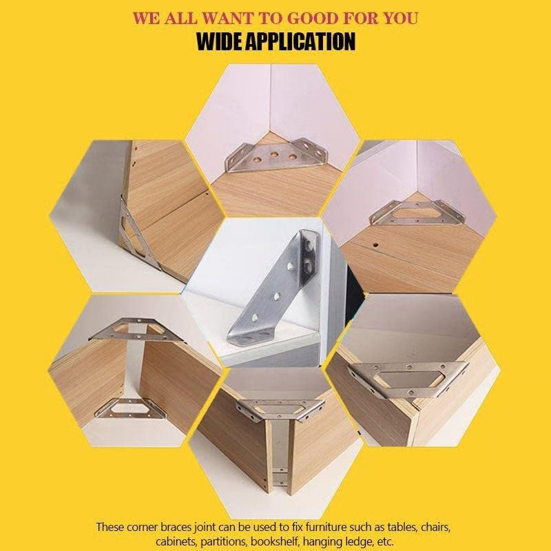 CornerPro™ – Stainless Steel Multifunctional Corner Connector (Set of 10)