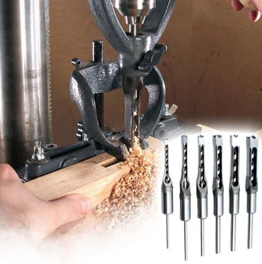 SquareBit™ – High-Precision Woodworking Mortise Drill Bits