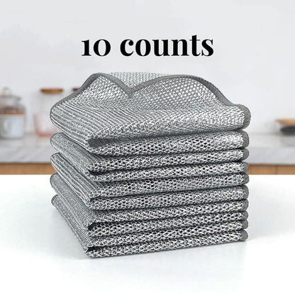 SilverWeave™ - Silver Kitchen Scrub Cloths