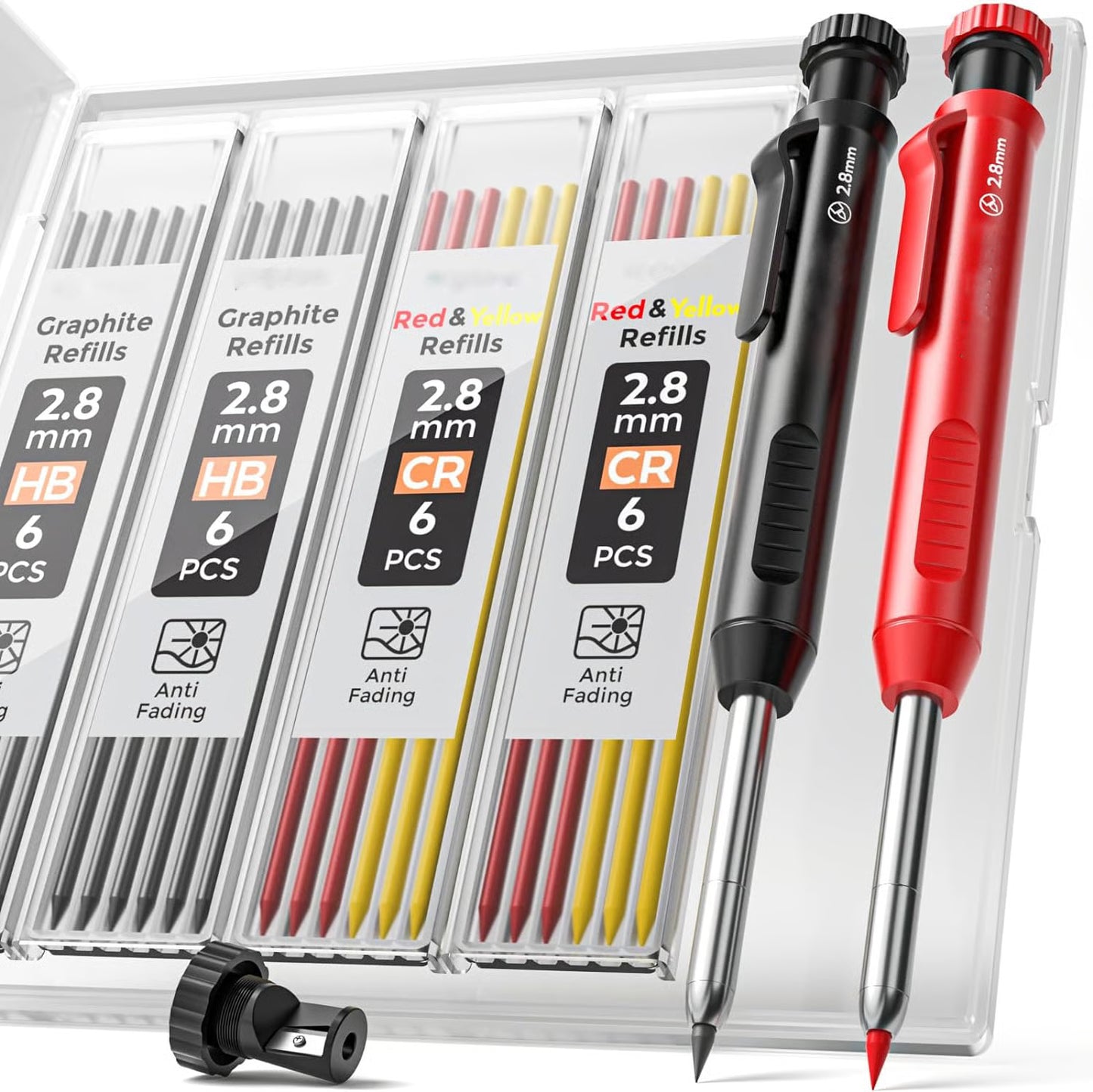 TimberTrace™– Carpenters Pencil with Sharpener