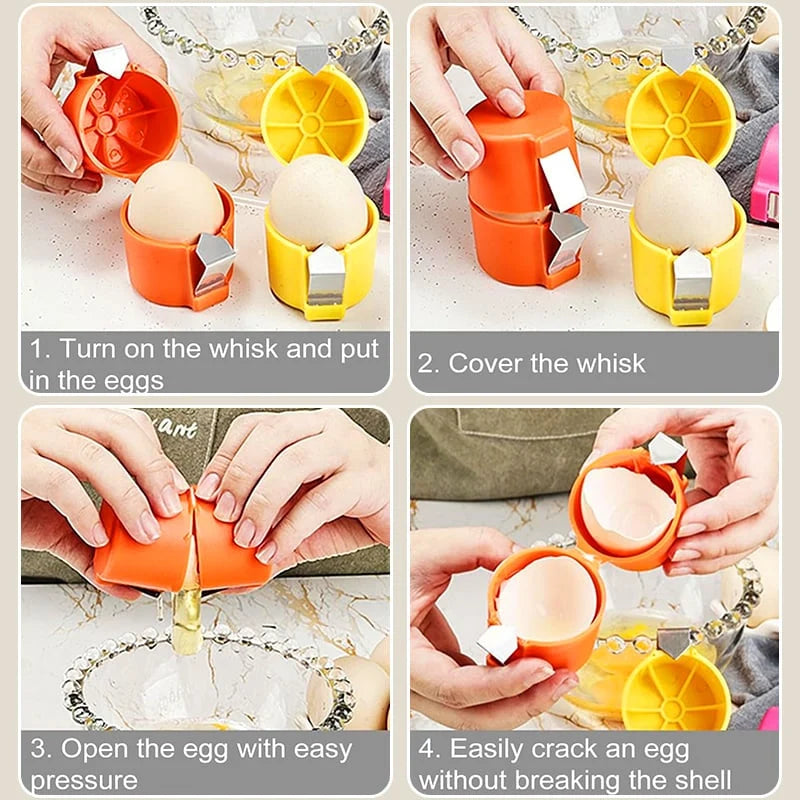 EggPress™ – Quick No-Mess Egg Opener