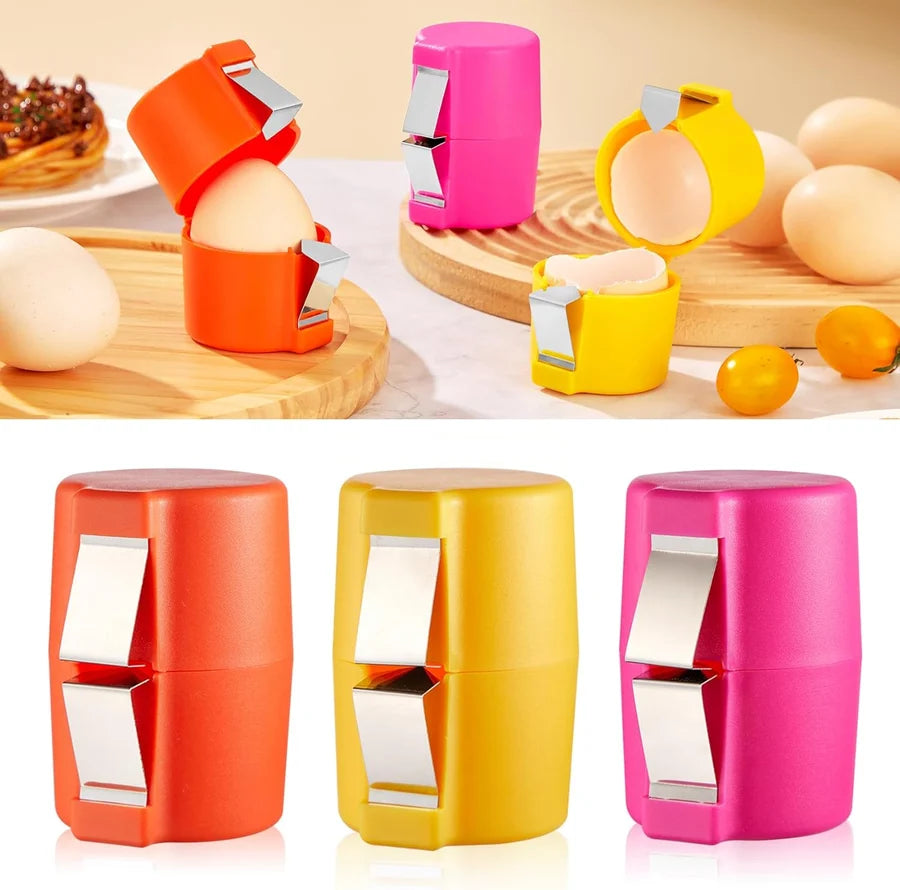 EggPress™ – Quick No-Mess Egg Opener