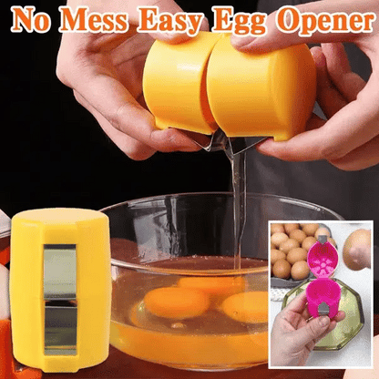 EggPress™ – Quick No-Mess Egg Opener