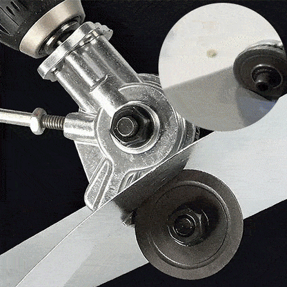 SteelCut™ – Universal Electric Drill Metal Plate Cutter