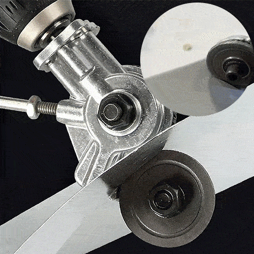 SteelCut™ – Universal Electric Drill Metal Plate Cutter
