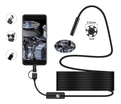 ScopePro™ - HD Android Compatible Waterproof Inspection Camera