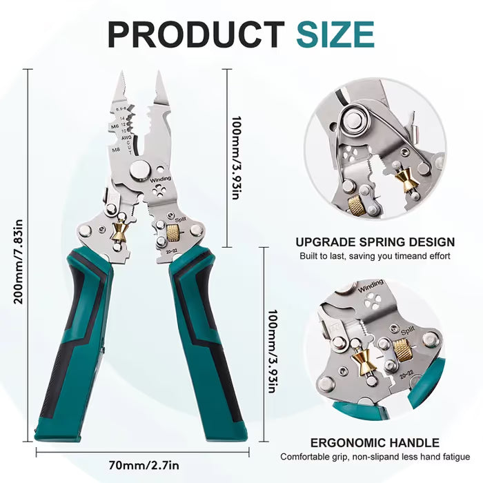 WirePro™ – 13-in-1 Heavy-Duty Wire Stripper